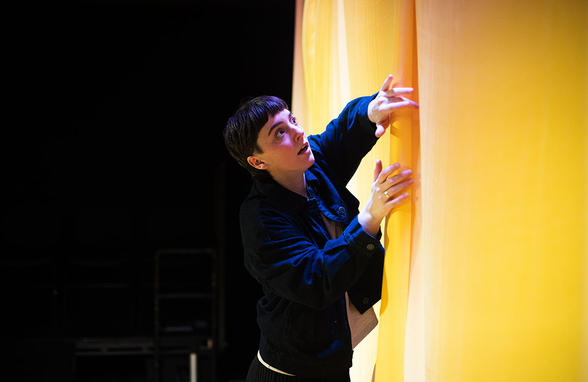 Annabel Baldwin in Tender at Bush Theatre, London. Photo: Harry Elletson