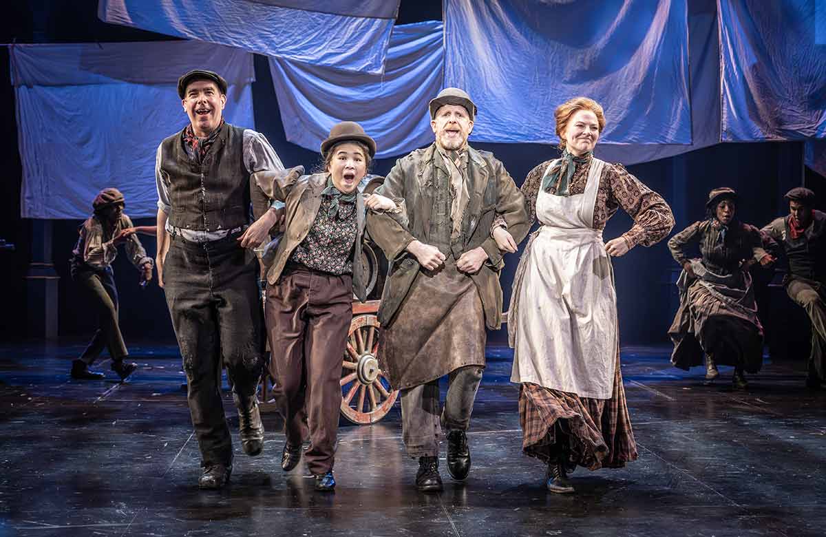 The cast of My Fair Lady at Curve Theatre, Leicester. Photo: Marc Brenner The cast of My Fair Lady at Curve Theatre, Leicester. Photo: Marc Brenner