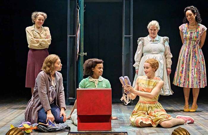 Members of the cast in Ballet Shoes at the National Theatre, London. Photo: Manuel Harlan