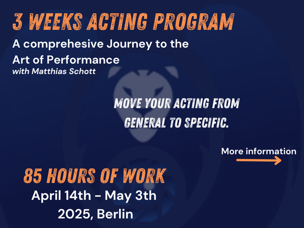 3 Week – Acting Program: A Comprehensive Journey to the Art of Performance