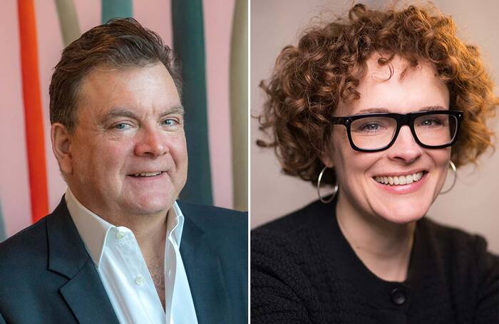 Robert Wilson, chair of Creative Scotland, and Jemima Levick, artistic director of Glasgow's Tron Theatre. Photos: Anna Kunst/jhardwick2019