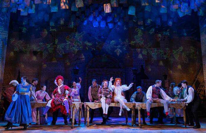 The cast of A Christmas Carol: The Musical at the Lowry, Salford. Photo: Matt Crockett