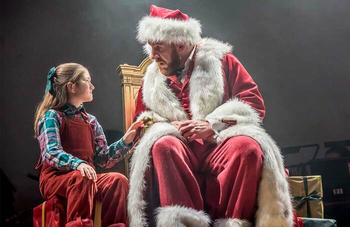 Adam Vaughan in Miracle on 34th Street: The Musical at HOME Manchester. Photo: Chris Payne