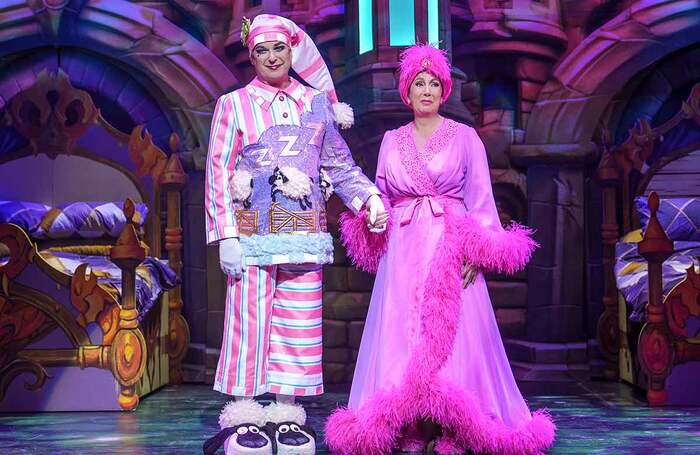 Julian Clary and Jane McDonald in Robin Hood at the London Palladium. Photo: Paul Coltas