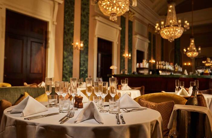 Theatre Royal Drury Lane will offer pre-theatre dining in its regency-era Grand Saloon. Photo: Steve Ryan