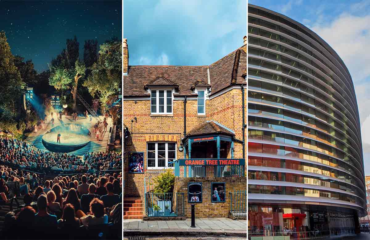 Regent's Park Open Air Theatre, London, Orange Tree Theatre, London and Curve, Leicester are some ofthe theatres nominated for theatre of the year. Photos: David Jensen and Feast Creative/The Other Richard/Ellie Kurttz 