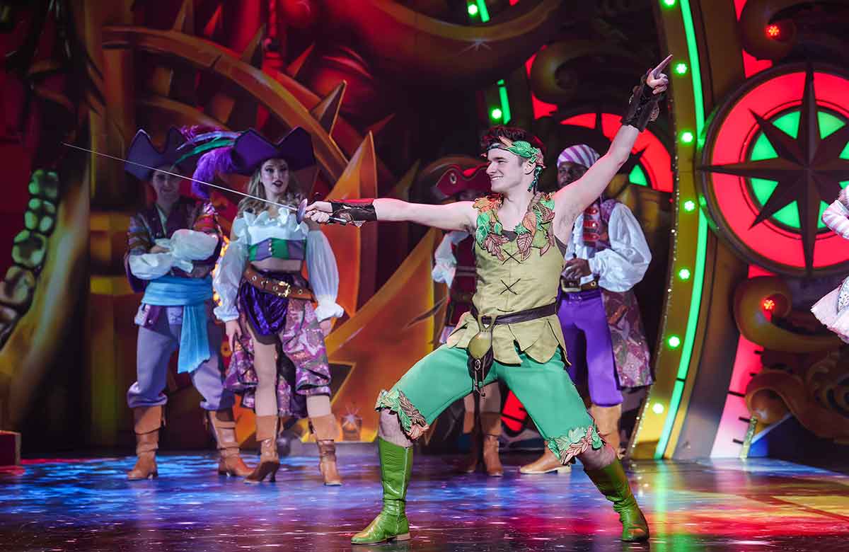 Noah Harrison in Peter Pan at the Birmingham Hippodrome. Photo: Paul Coltas Noah Harrison in Peter Pan at the Birmingham Hippodrome. Photo: Paul Coltas
