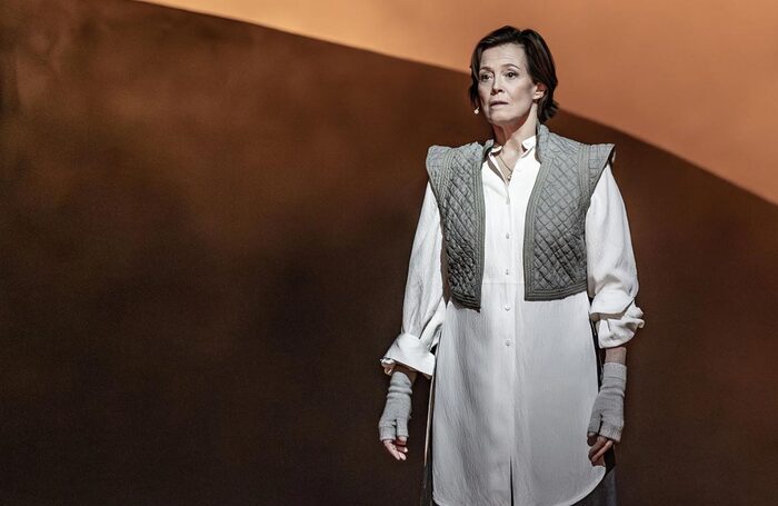 Sigourney Weaver in The Tempest at the Theatre Royal Drury Lane, London. Photo: Marc Brenner