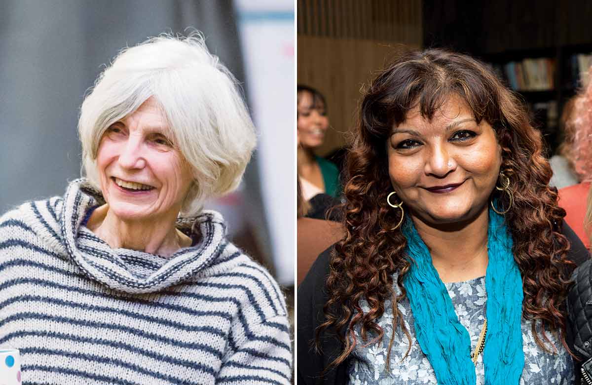 Caryl Churchill and Tanika Gupta. Photo: Marc Brenner