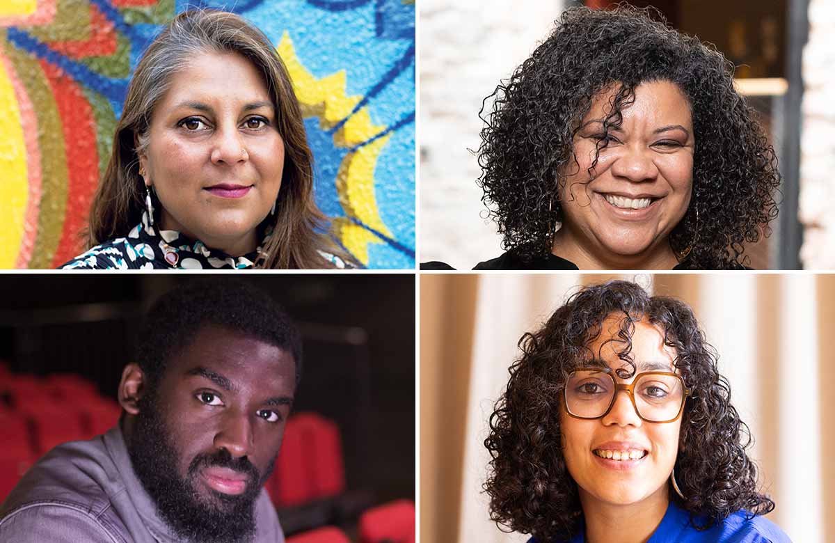 Clockwise from top left: Pooja Ghai, Nancy Medina, Alix Harris and Corey Campbell. Photos: Bettina Adela/Nancy Charlotte/Naomi Williams/Nicola Young