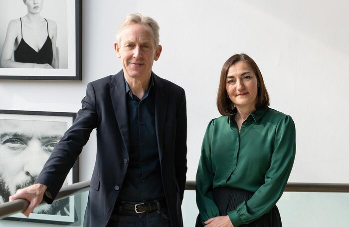 Sadler’s Wells artistic director and co-chief executive Alistair Spalding with fellow co-chief executive and executive director Britannia Morton. Photo: Jason Dimmock