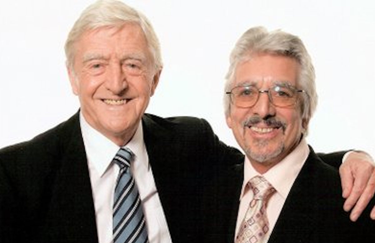 Laurie Holloway (right) with Michael Parkinson