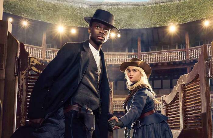Abdul Sessay and Lola Shalam will star in Sean Holmes&rsquo; production of Romeo and Juliet set in the American West. Photo: Shakespeare&rsquo;s Globe