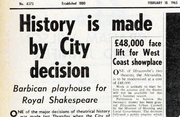 London home for the Royal Shakespeare Company – 60 years ago in The Stage