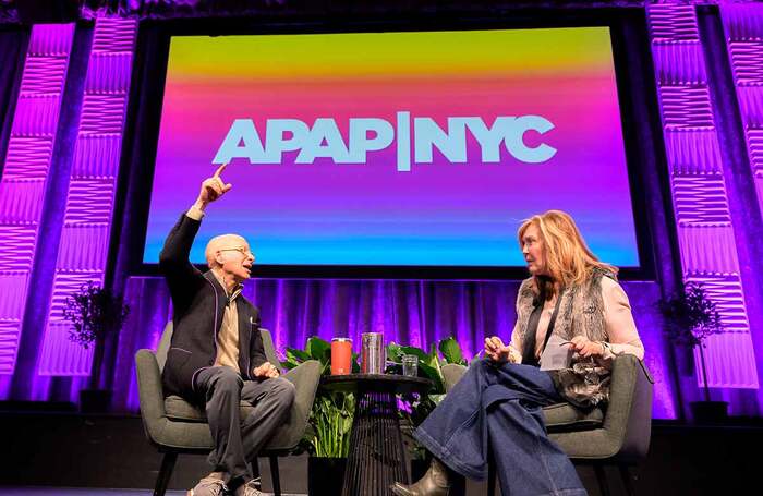 Author Seth Godin speaking at the Association of Performing Arts Professionals conference in New York in January. Photo: Adam Kissick