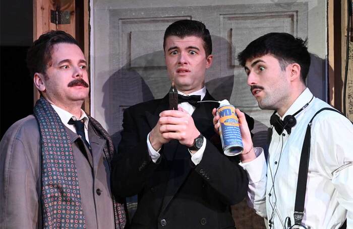 Dial M for Mayhem! at Dundee Rep Theatre, Dundee. Photo: Marcus Fernando