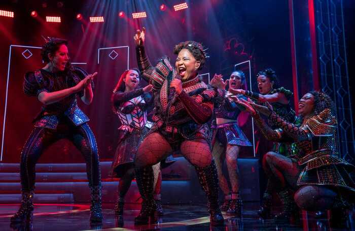 Cast members from the Broadway production of Six. Photo: Joan Marcus