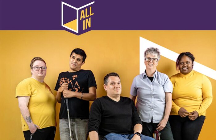 All In will provide a set of industry-wide standards on issues relating to accessibility at cultural venues. Photo: All In website