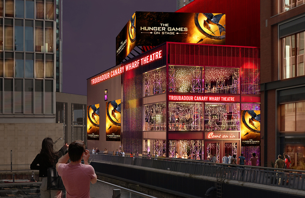 Hunger Games play to open at new Troubadour Canary Wharf Theatre