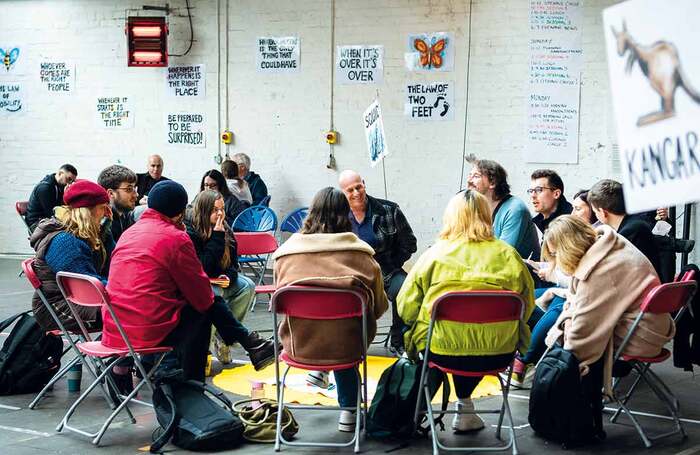 Devoted and Disgruntled brings together people from across the theatre industry for three days of discussion. Photo: Chantal Guevara