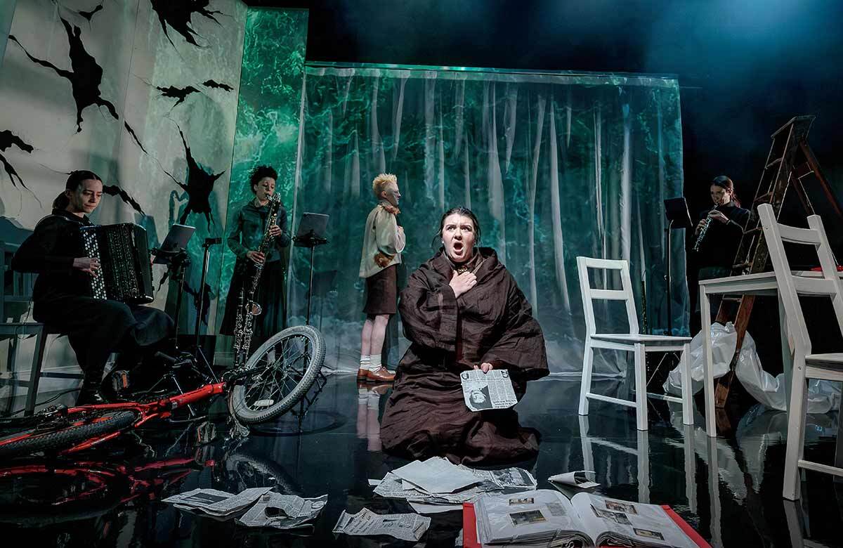 Lauren Young in Riders to the Sea by OperaUpClose. Photo: Rich Southgate