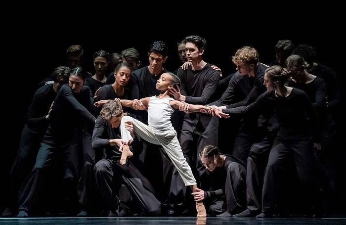 A scene from Covenant in Crystal Pite's Light of Passage at Royal Opera House, London. Photo: Tristram Kenton