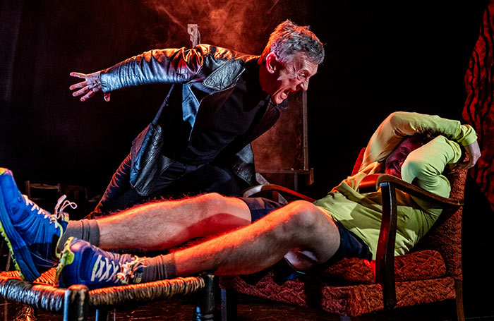 Matthew Zajac and Kevin Lennon in The Testament of Gideon Mack at Macrobert Arts Centre, Stirling. Photo: Paul Campbell