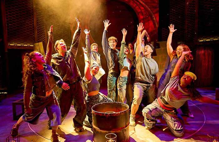 The cast of The Lightning Thief: The Percy Jackson Musical. Photo: Manuel Harlan