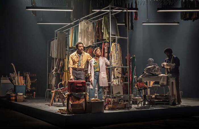 Arinz&eacute; Kene and Cherrelle Skeete in Alterations at the National Theatre, London. Photo: Marc Brenner