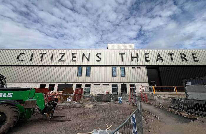 Citizens Theatre during its redevelopment. Photo: Mark Liddell