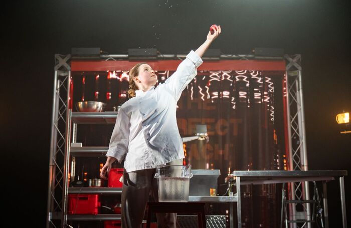 Rebecca Benson in Chef at Ayr Gaiety, Ayr. Photo: Tommy Ga-Ken Wan Rebecca Benson in Chef at Ayr Gaiety, Ayr. Photo: Tommy Ga-Ken Wan