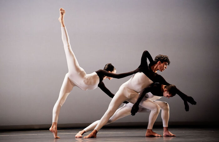 Dancers in Lyon Opera Ballet: Cunningham Forever (BIPED & Beach Birds), performing Beach Birds. Photo: Agathe Poupeney  