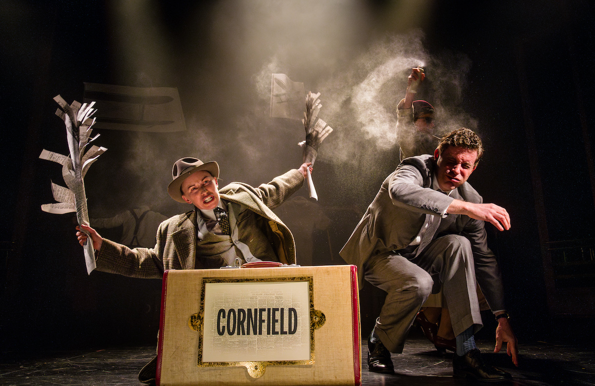 Katy Owen and Ewan Wardrop in North by Northwest at York Theatre Royal. Photo: Steve Tanner
