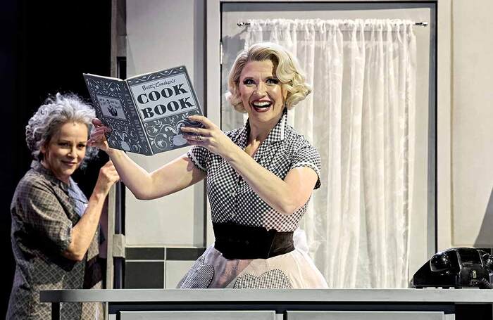 Scarlett Strallen in Alfred Hitchcock Presents – the Musical at Theatre Royal Bath. Photo: Manuel Harlan