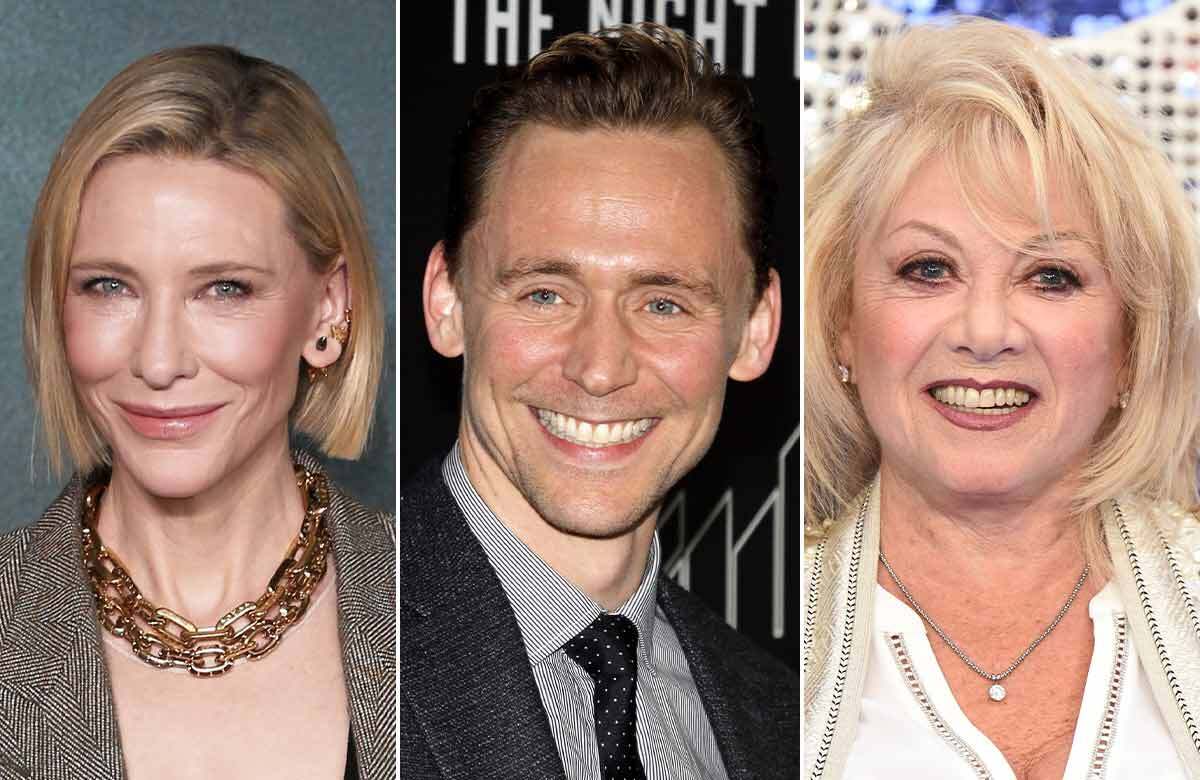 Cate Blanchett, Tom Hiddleston and Elaine Paige. Photo: Shutterstock