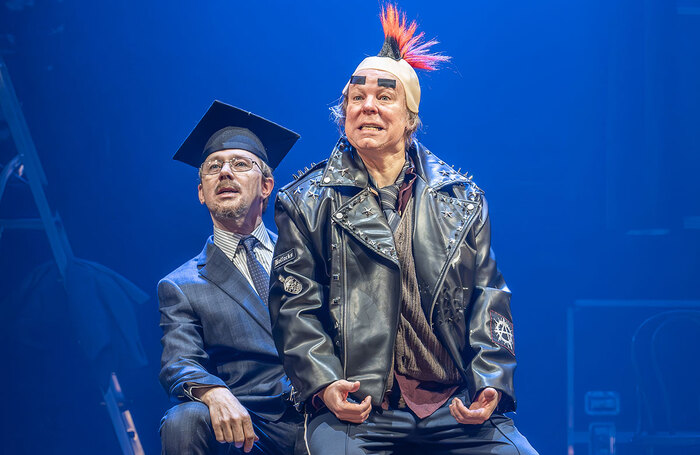 Reece Shearsmith and Steve Pemberton in Inside No. 9 Stage/Fright. Photo by Marc Brenner