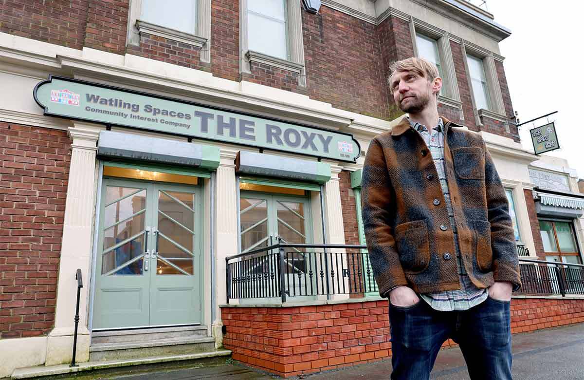 Watling Spaces' arts director David Barnes outside the 360-seat Roxy Theatre. Photo: Helen Smith