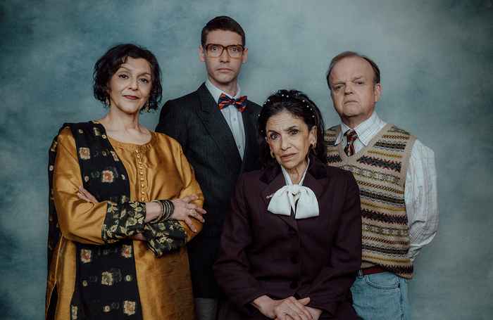 Meera Syal, Billy Howle, Kathryn Hunter and Toby Jones. Photo by Helen Murray
