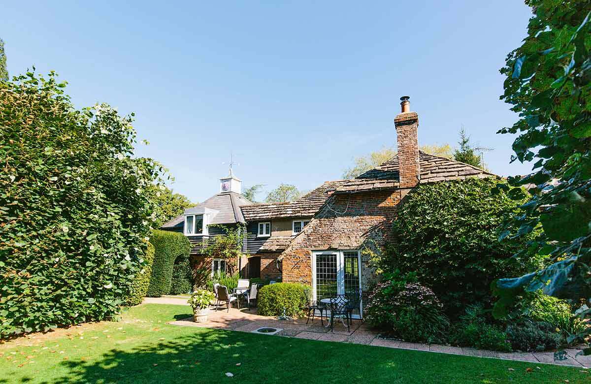 The former home of Laurence Olivier and Joan Plowright in West Sussex. Photo: Jay Rowden