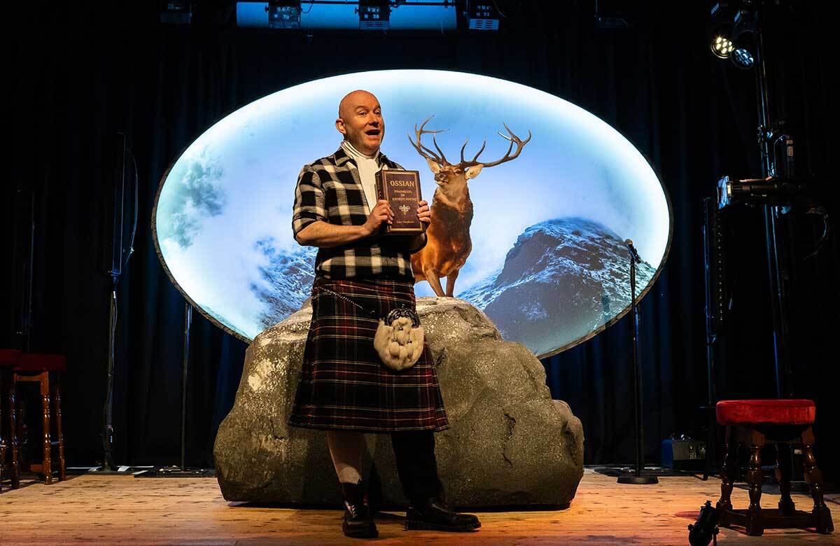 Martin O&rsquo;Connor in Through the Shortbread Tin at Melrose Corn Exchange. Credit: Sally Jubb