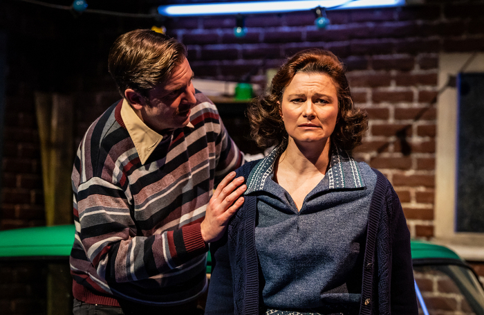 Tom Richardson and Holly Smith in Just Between Ourselves at Theatre Royal, Windsor. Photo: Will Green