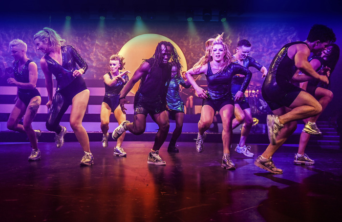 Cast of Thisispopbaby: Wake at Peacock Theatre, Sadler's Wells, London. Photo: Ruth Medjber