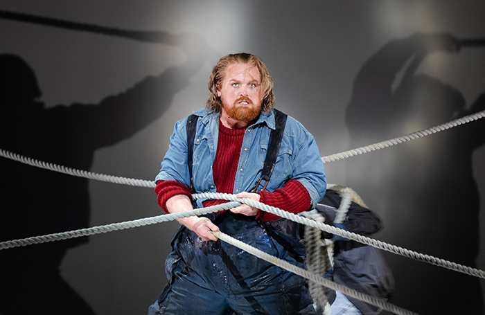 Nicky Spence in Welsh National Opera's Peter Grimes at Wales Millennium Centre, Cardiff. Photo: Dafydd Owen