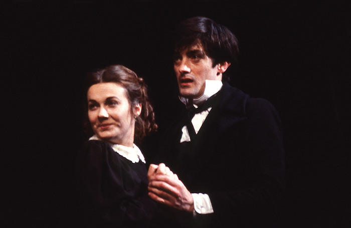 Roger Rees and Suzanne Bertish in The Life and Adventures of Nicholas Nickleby at Aldwych Theatre, London (1980). Photo: Reg Wilson/Royal Shakespeare Company