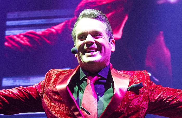 Chris Moyles as Pilate in Jesus Christ Superstar at the 02 Arena in 2012. Photo: Tristram Kenton as Pilate in Jesus Christ Superstar at the 02 Arena in 2012. Photo: Tristram Kenton