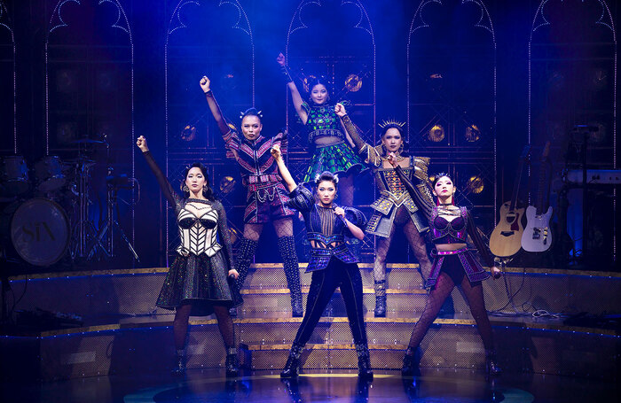 Cast members from the Japanese touring production of Six the Musical Cast members from the Japanese touring production of Six the Musical