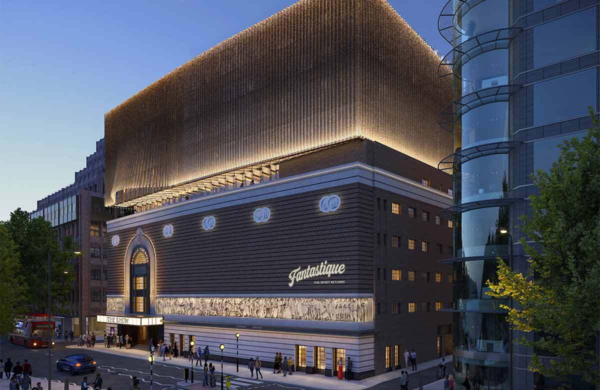 SPPARC mock-up of the proposed redevelopment of the Saville Theatre. Photo: SPPARC