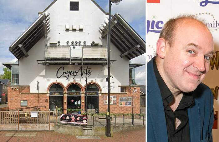 The CryerArts Centre and Tim Vine. Photo: GoogleMaps/Darren Bell
