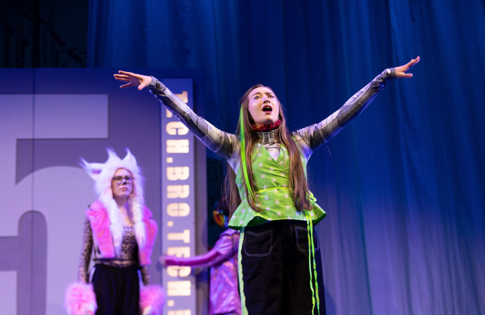 Yana Harris in Frankie Stein at Lochgelly Centre, Fife. Photo: Jess Shurte Photography