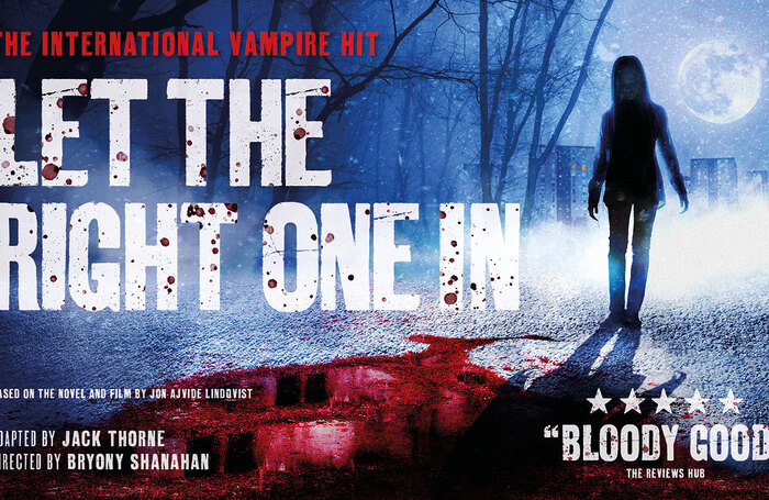 Artwork for the touring production of Let The Right One In, which was scheduled to open this October